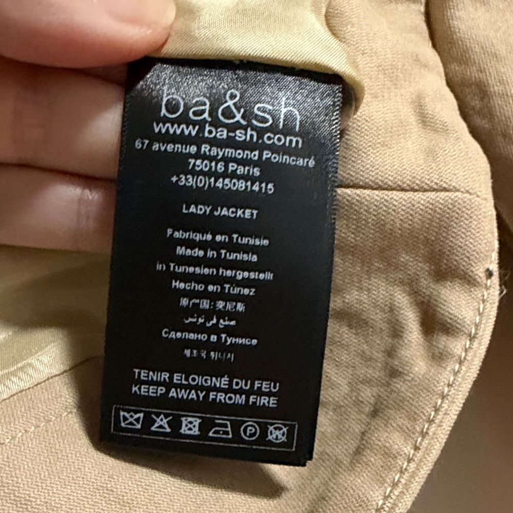 ba&sh Light Brown Utility Lady Jacket - Picture 3 of 8